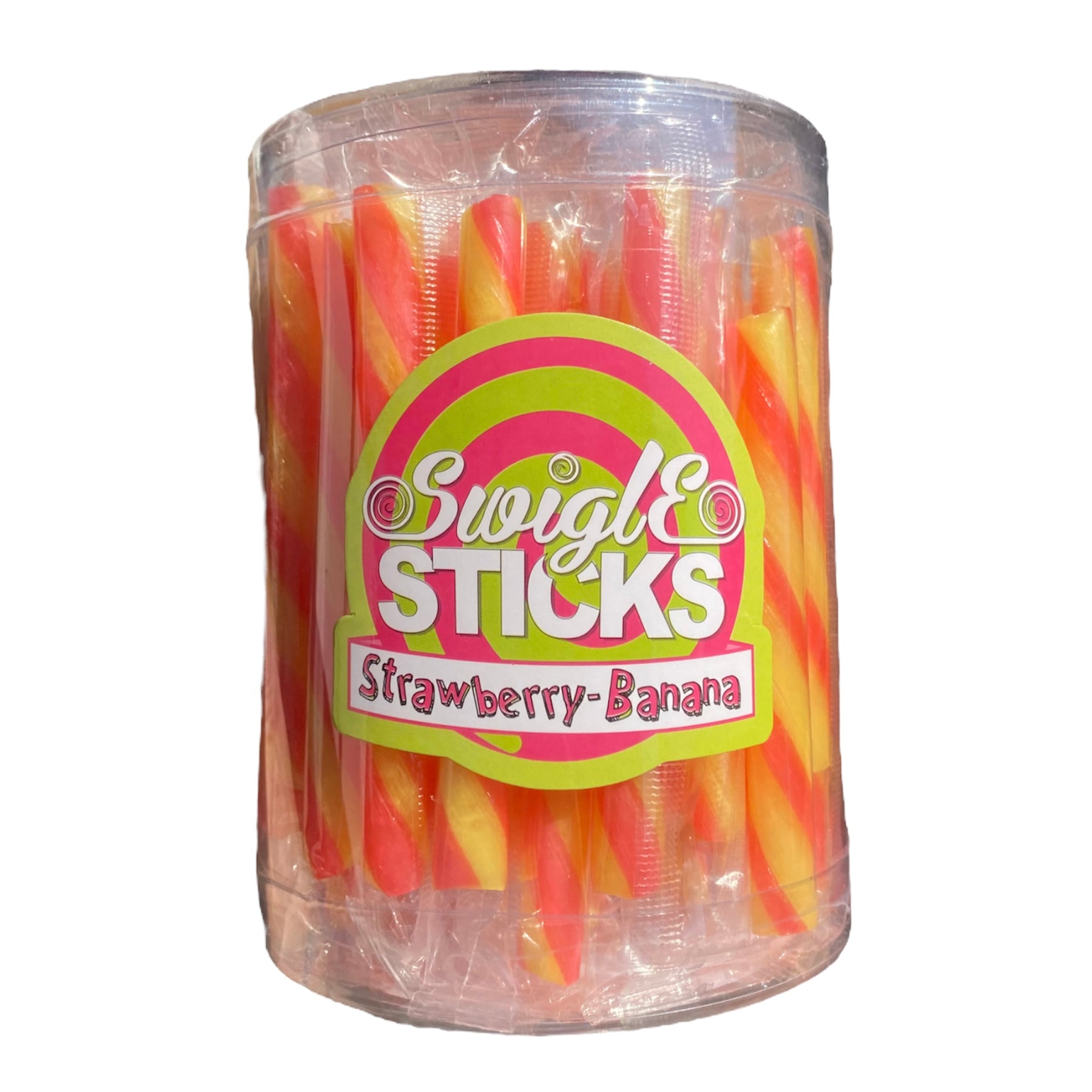 Koop Aardbei & Banaan Sticks - 50 Stuks - Suikervrij Snoep bij Candy Freaks