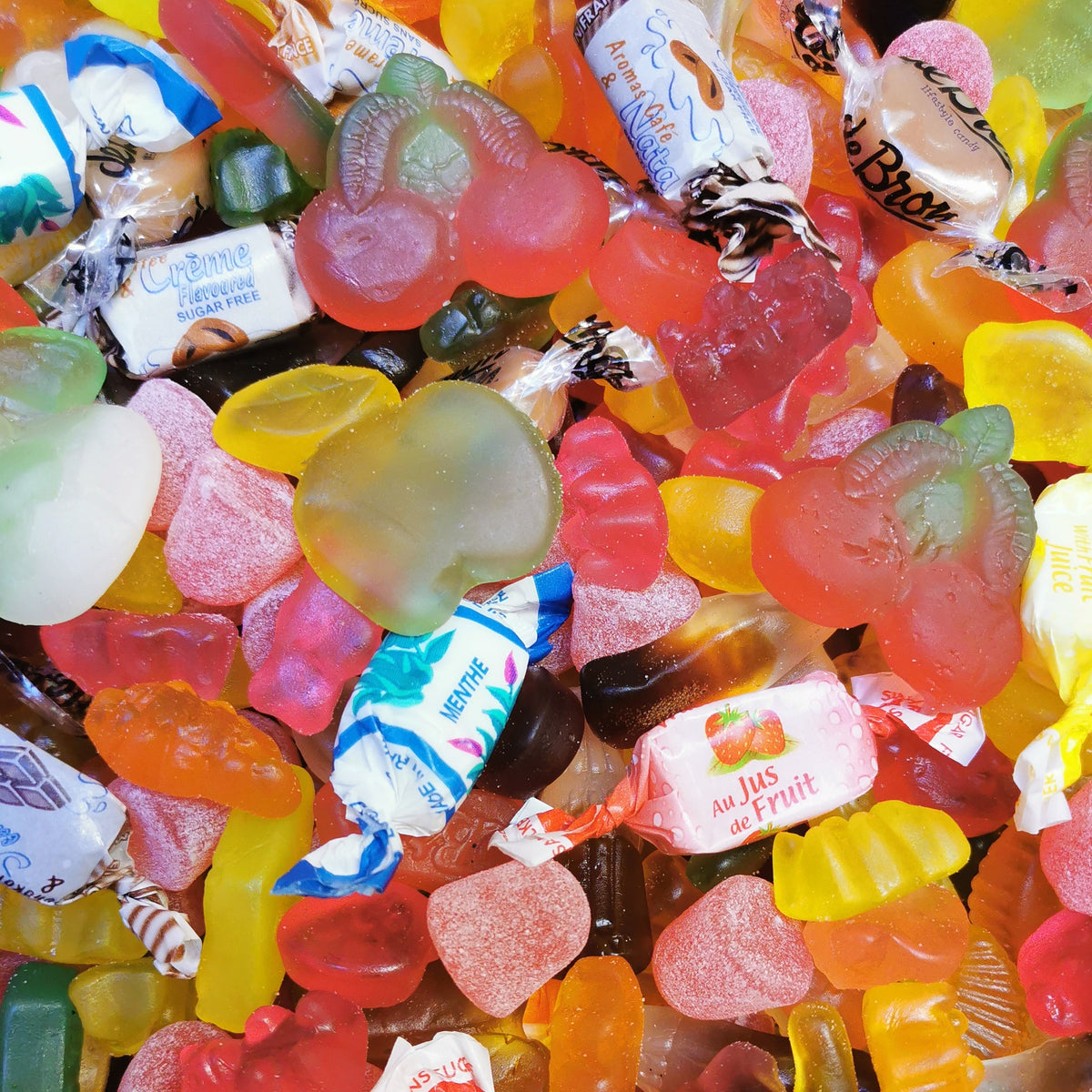Suikervrije Snoep Mix 15 Soorten kopen en Snoep & Drop Zonder Suiker